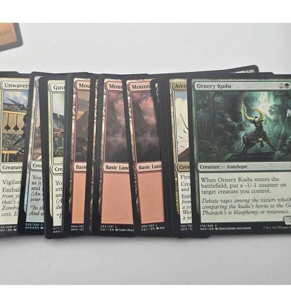 Magic Gathering Amonkhet Playing Cards Pre Loved - Picture 6 of 9
